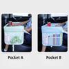 Foldable Kids Toy Food Cup Holder Desk Table Storage Baby Car Seat Organizer Tray for Car Child Safety Seat Stroller Cartoon Patterns Waterproof