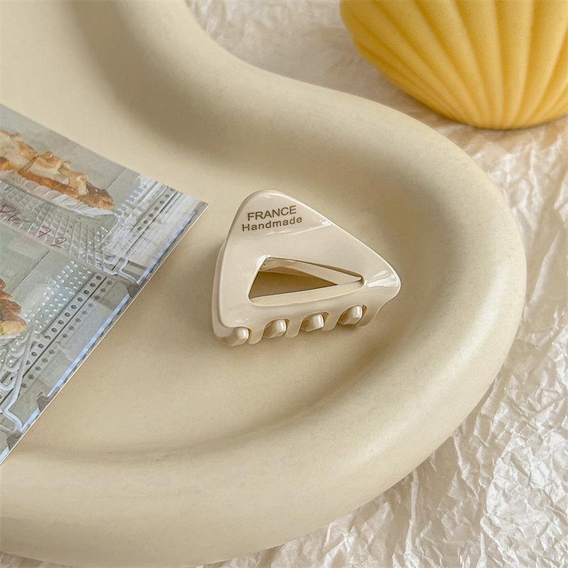 2024 Autumn Women's Exquisite Acetate Triangle Hair Clip