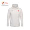 Li Ning Table Tennis Glory Series National Flag Spring Summer Cool Breathable Sports Windbreaker Women outerwear Chalk-Grey AFDW302-2