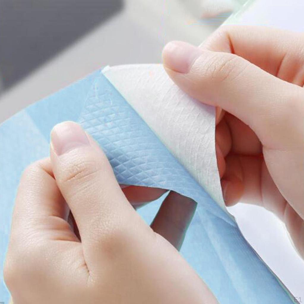 20 Pieces Disposable Toilet Seat Cover Nonslip Adhesives for Road Trips