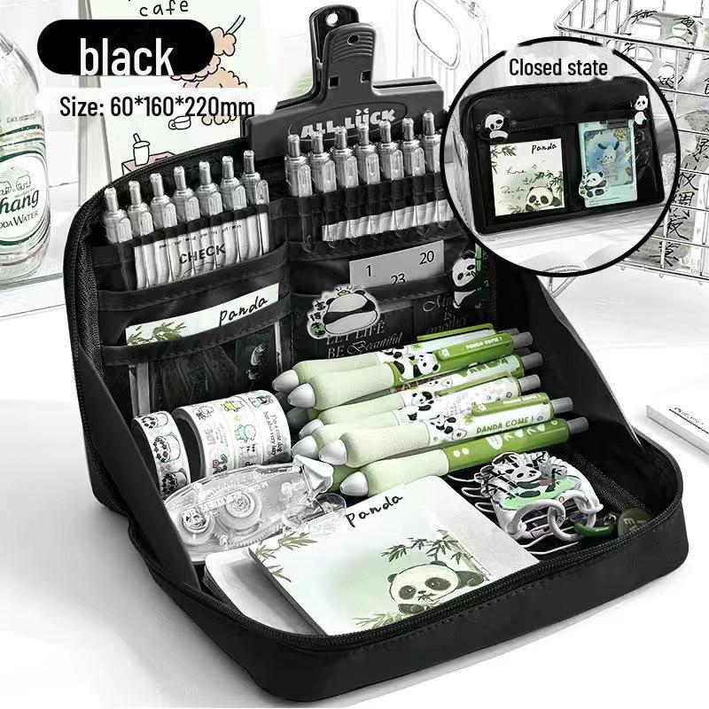 High-Capacity 12-Layer Pencil Case for Girls - Ideal for Junior & Senior High School Students