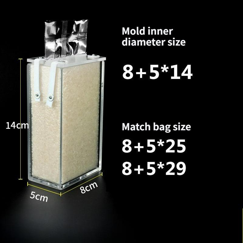 Reisziegel Beutel Vakuumform Yakfeng Reisbeutel Form Vakuum Transparente Verpackung für Diverse Körner Reisbeutel Mahlwerkzeug