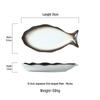 Changbaosen 12-inch Ceramic Fish Plate