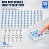 30/50 Stück Klickende taktile mechanische Schalter-Set für Tastaturmodifikation und Fidget DIY