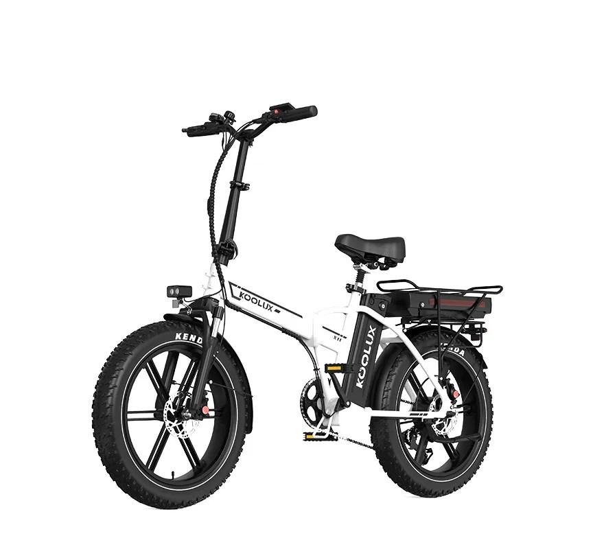 KOOLUX X11 750W Motor 48V23.4 Ah Battery Dual Battery E-bike City Foldable Electric Bicycle 20 Inch Fat Tires Electric Bike