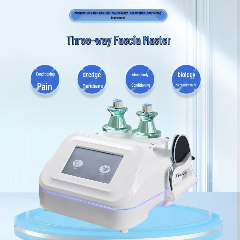 Three-Way Meridian Therapy Instrument for Shoulder & Neck - Fascia Knife & Moxibustion Device for Spa & Body Health