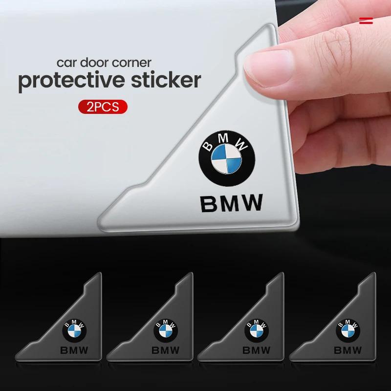 2pcs Car Door Corner Protection Sticker Anti-Collision Protector For Bmw E46 E39 E90 E60 E30 F10 F11 F20 F30 G20 G30 X1 X3 X5 Z4