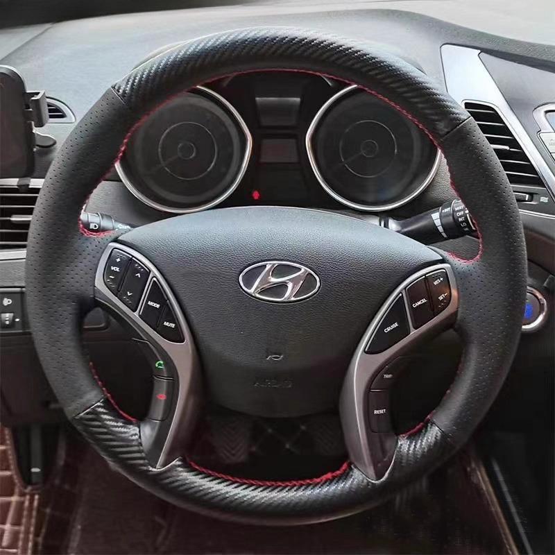 Hand-Stitched Non-Slip Durable suede Car Steering