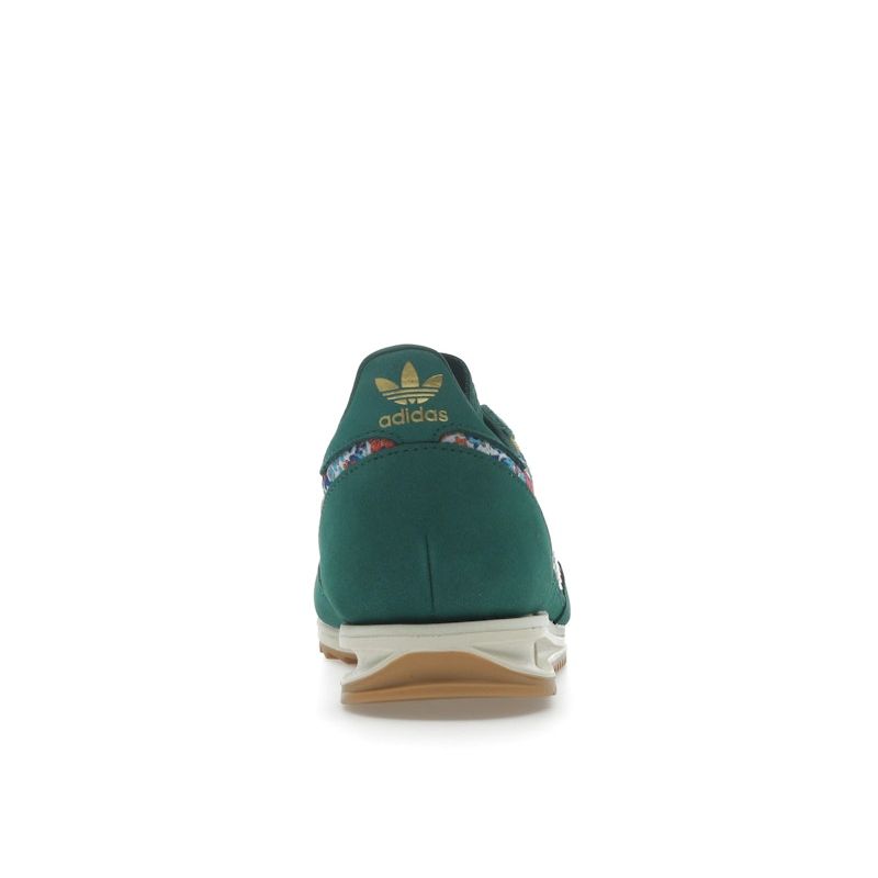Adidas Liberty London X  SL72 OG Floral Embroidery Women Sneakers Green Collegiate-Green Cream-White JH7226