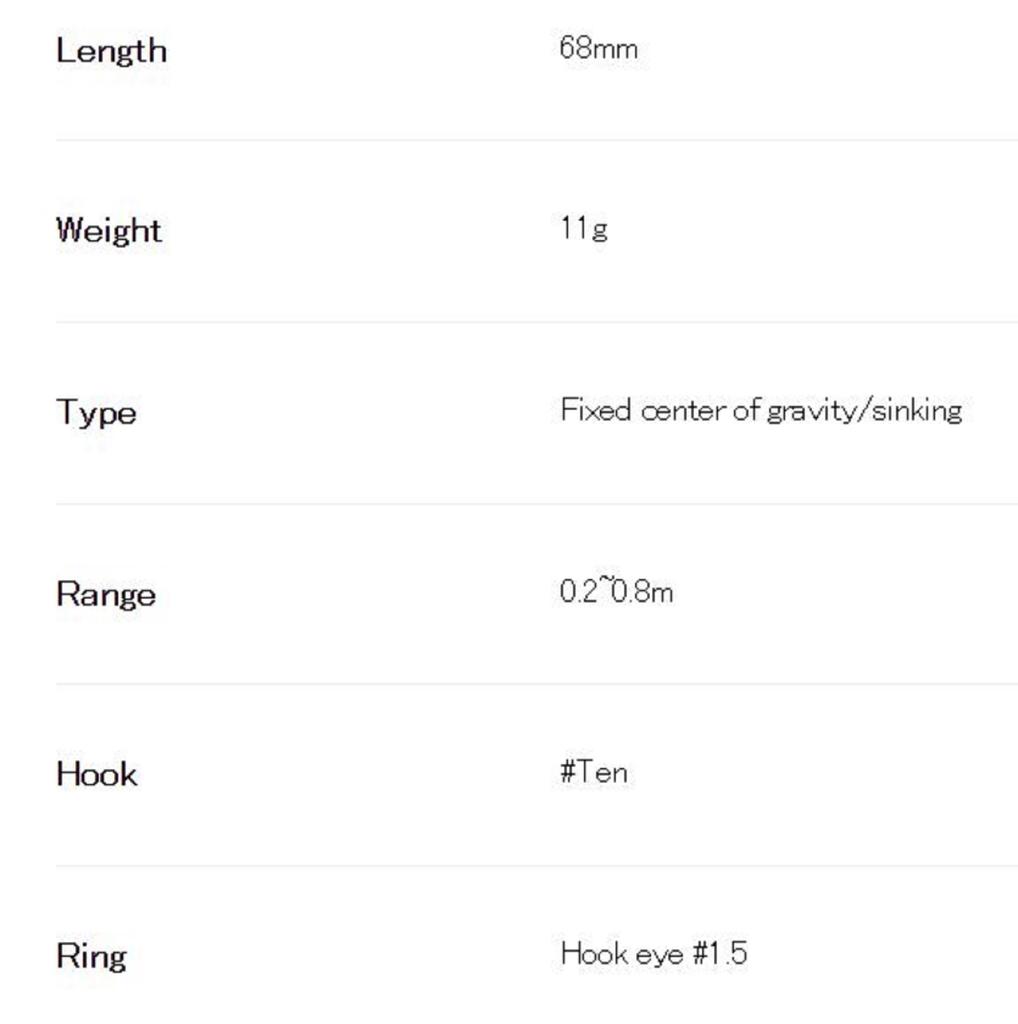 DUO Bay Ruf Seek 68HW Sinking Lure CEA0737 (0781)