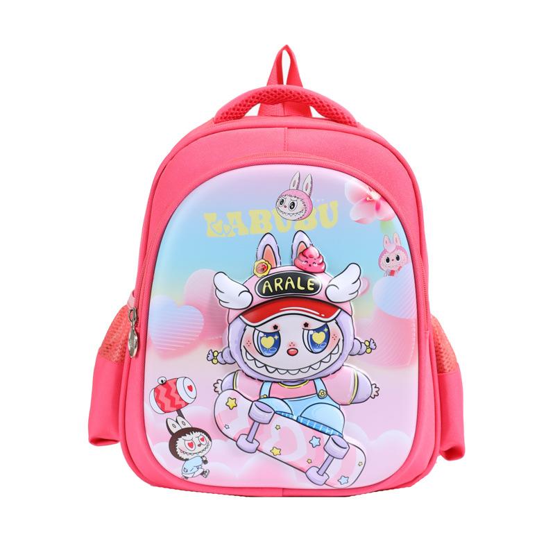Kindergarten Primary School Students Schoolbag Cartoon Animation Cute Printed Boys And Girls Backpack Large Capacity Children'S Backpack Tide