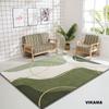 Imitation Cashmere Living Room Study Bedroom Full Bedside Rugs Easy Care Dirty Resistant Non-Slip Washable Cushion Mat