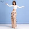 Huayu Women's Autumn/Winter Belly Dance Set: Sequined Tassel Costume for Beginners