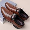Fashion Dress Men's Leather Shoes Pointed Wedding Party Office Business Casual Male Shoes Luxury Designer Elegant Classic Men for Shoes