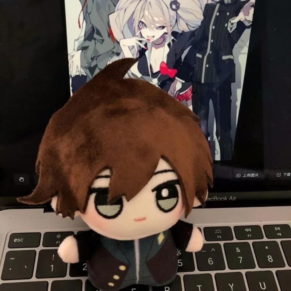 10CM Anime Danganronpa Stuffed Plush Naegi Makoto Nagito Komaeda Printed Body Soft Adorable Starfish Doll Pendant KeyChain Gifts