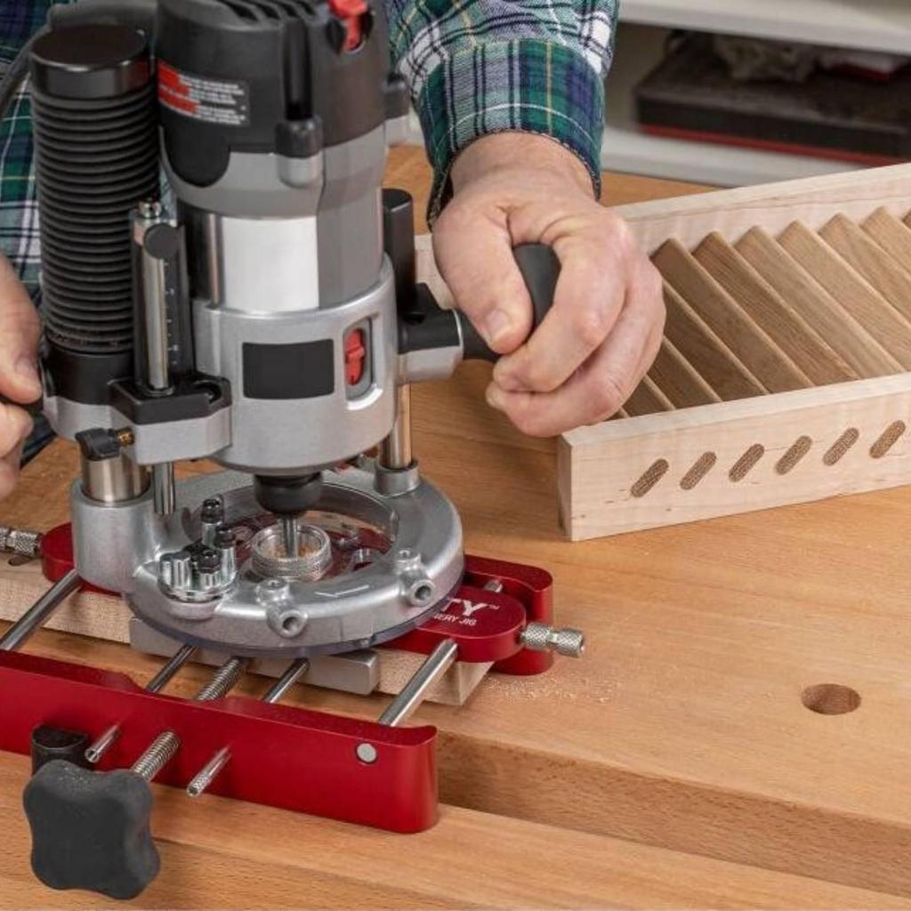 Loose Tenon Jig Precision Guide with Angle Scale for Woodworkers, Carpenters,