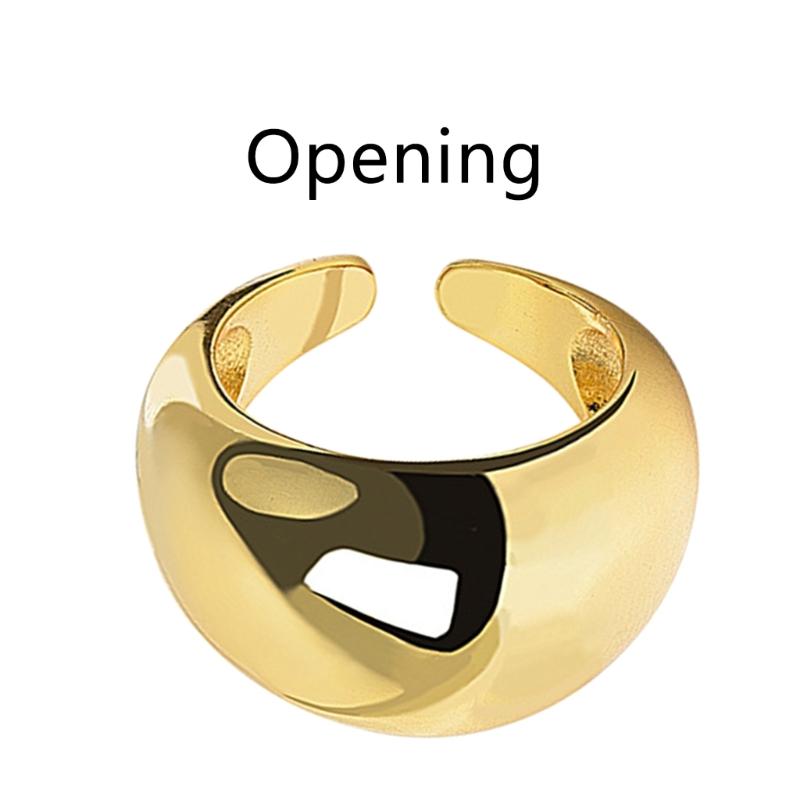 Alloy Chunky Statement Rings Simple Statement Rings Adjustable Finger Knuckle Rings Party Jewelry Gift for Men Women