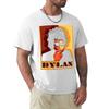 Offizielles Merchandise von Bob Dylan T-Shirt Lässig Lockerer Schnitt Sommer T-Shirt