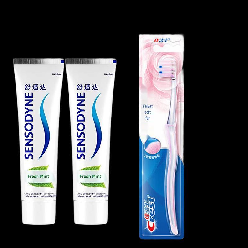 

Sensodyne Toothpaste & Velvet Toothbrush Set