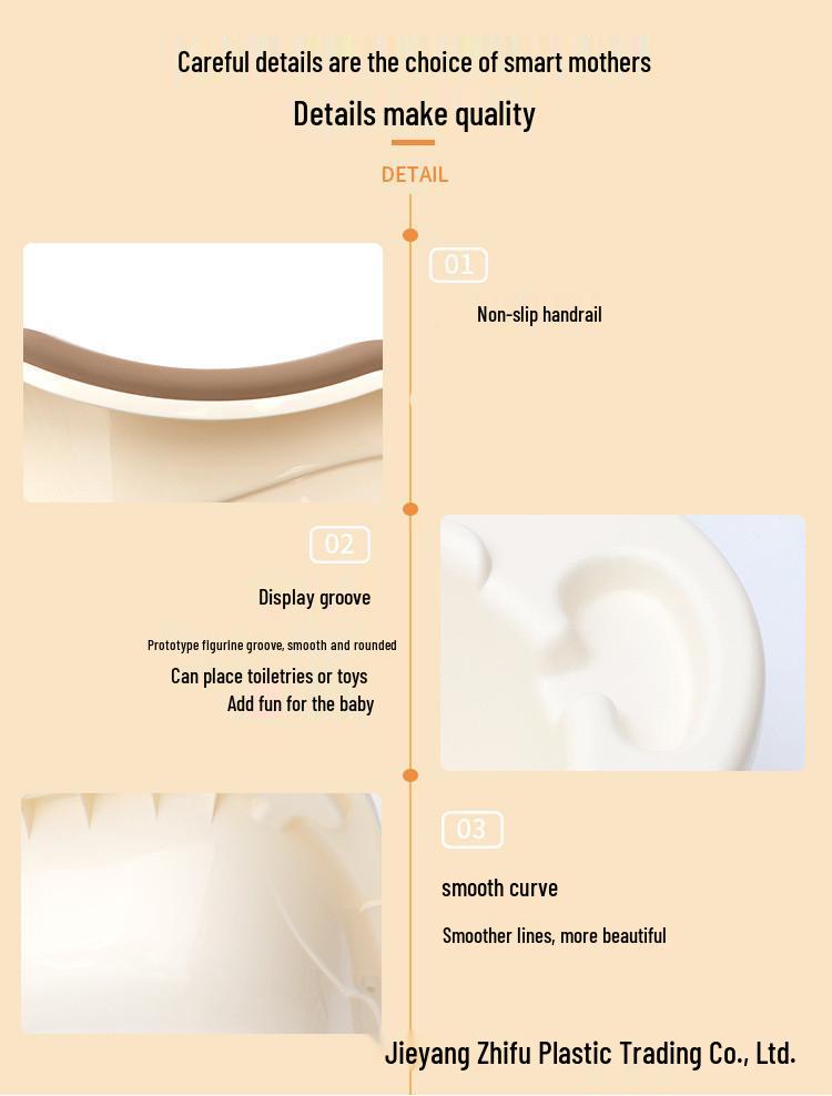 Foldable Baby Bathtub: Free Shipping, Large Size for Newborns and Kids