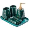 OLOEY Ceramic 5-Piece Bathroom Accessory Set
