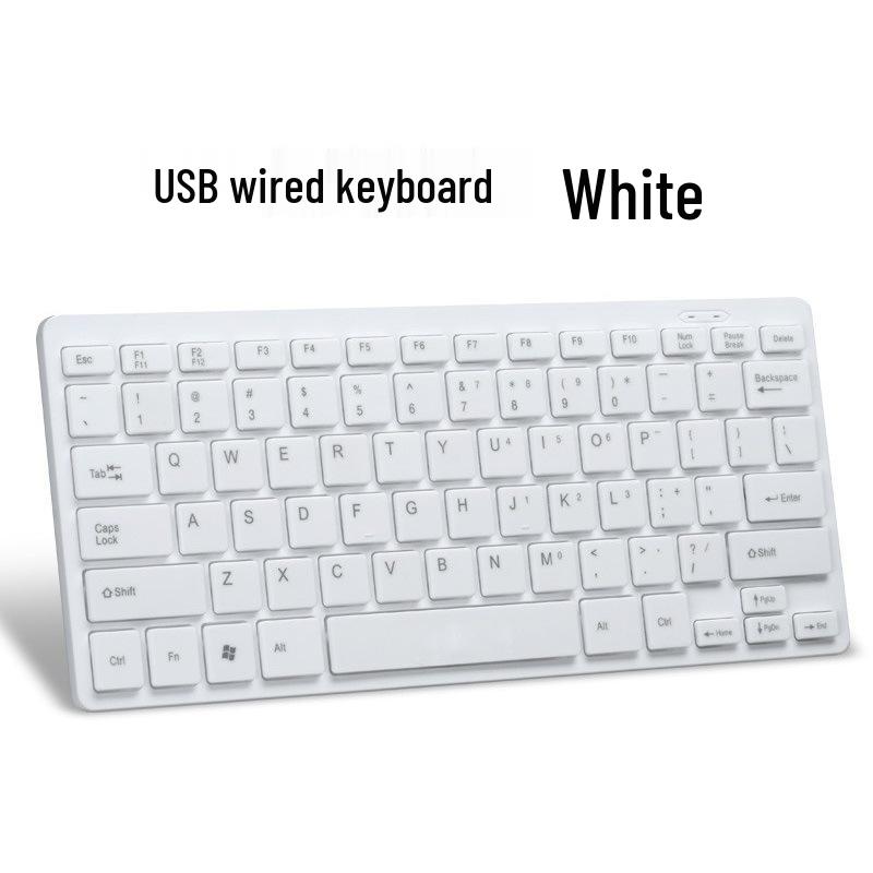 K1000 Wired USB Portable Mini Chocolate Keyboard