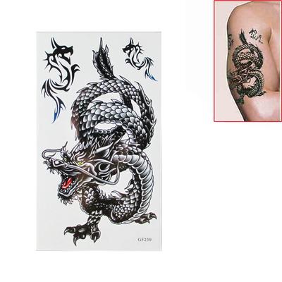Tattoo King Multi-Colored Stickers-Castles and Dragons