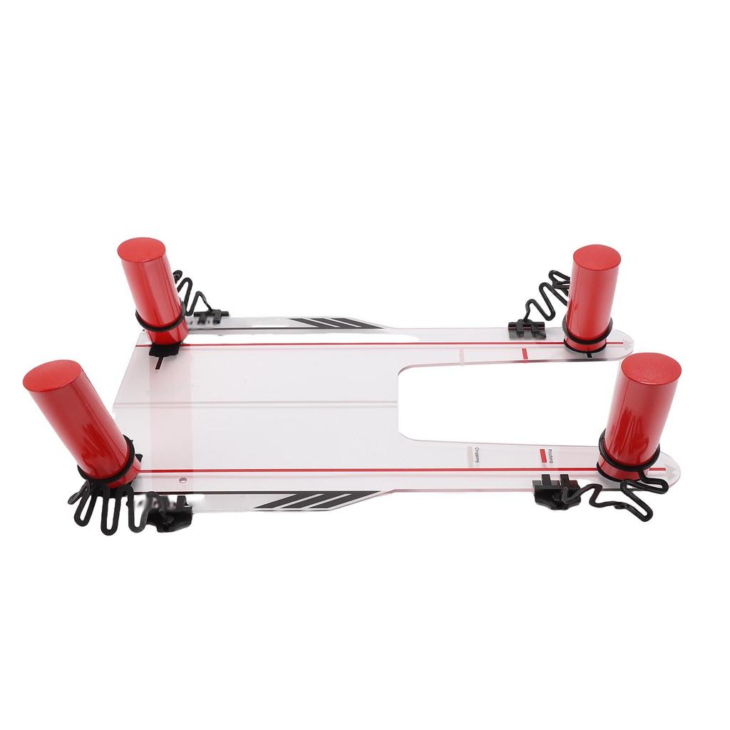 Club Swing Trainer Aiming Hitting Trainer Swing Training Mirror 4 Red Hook and Loop Fastener Directional Rods Acrylic