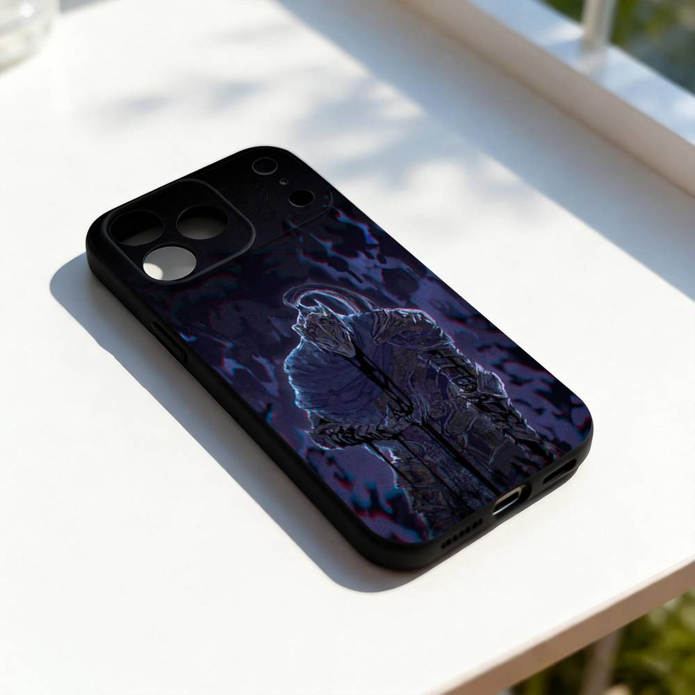 

D-Dark-S-Souls Game Cool Phone Case For iPhone 17,16,15,14,13,12,11,Pro,Max,Plus,E,SE4,Air,Mini Black Precise Hole Matching iPhone17air