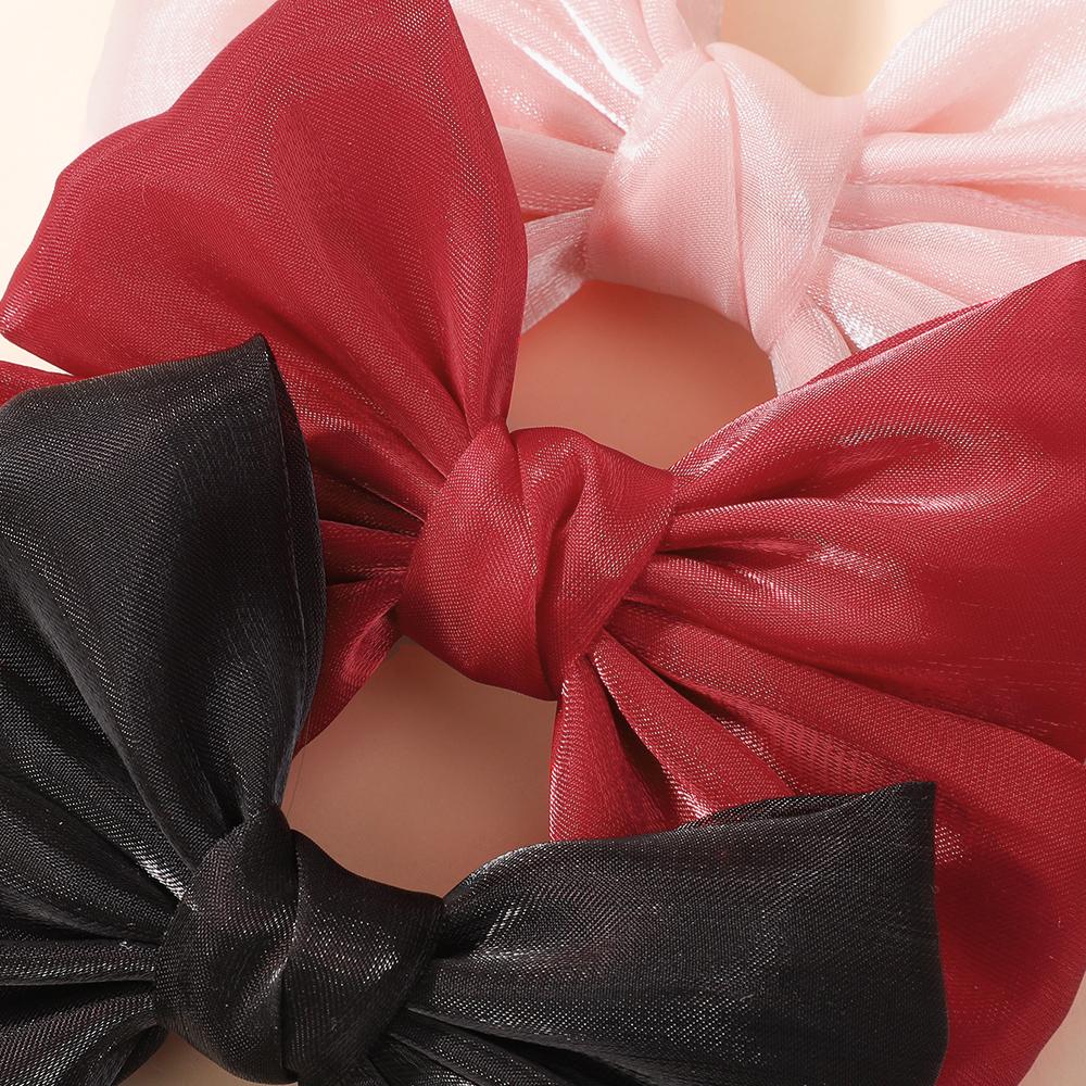 2pcs 4.3inch Girls Organza Bow Hair Clips Cute Baby Bowknot Hairpins Sweet Kids Barrettes Girls Princess Hair Accessories Gift