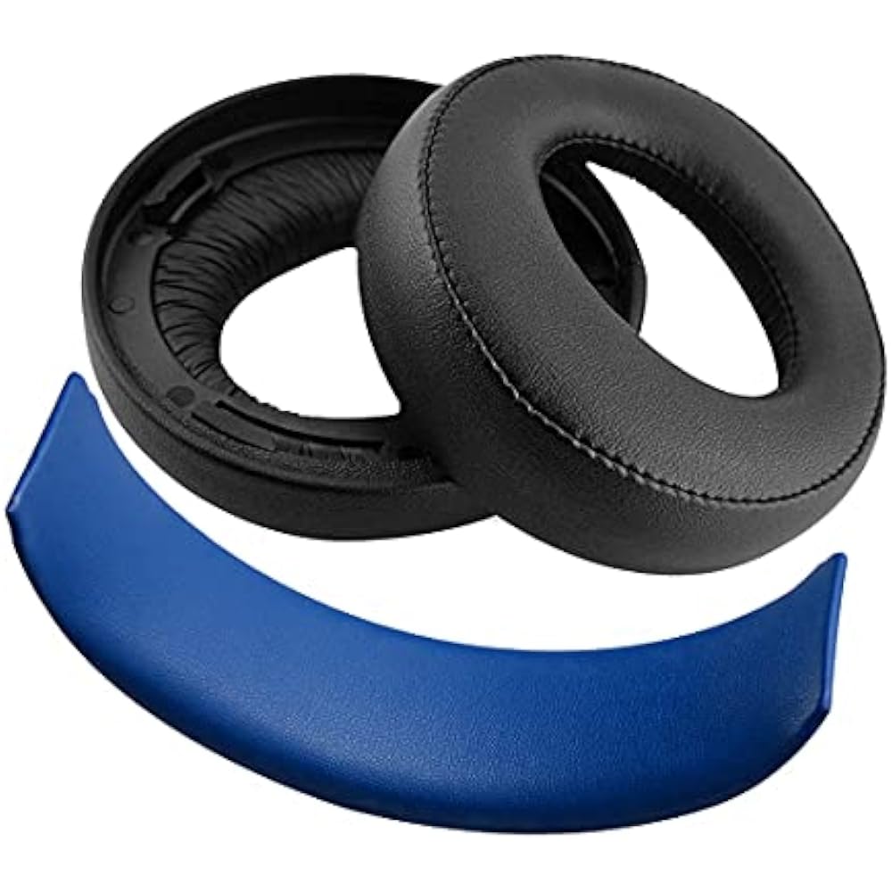 Geekria Earpads & Headband Repair Kit Sony PlayStations Gold Wireless Headset CECHYA-0083 Compati...