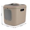 Rotho White Xl Litter Box - Coffee Color