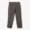 Mabitex Gabardine 2 Pleats Pants Charcoal Gray Bxe2m30004a16