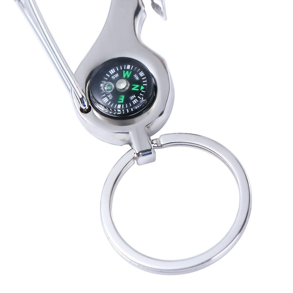 Cute 1PC Car-styling Interior Accessories Tool Compass Keyfob Key Rings Car Keychain Opener