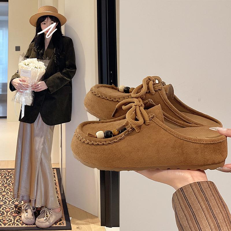 Fashion Women Flats Mules Shoes Beaded Slippers Platform Sandals 2025 Summer Trend Sport Sneaker Casual Slingback Shoes Mujer Flip Flops