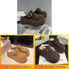 Unisex Faux Fur Lined Birkenstock Slide Sandals With Thick Soles For Winter And Autumn Wear