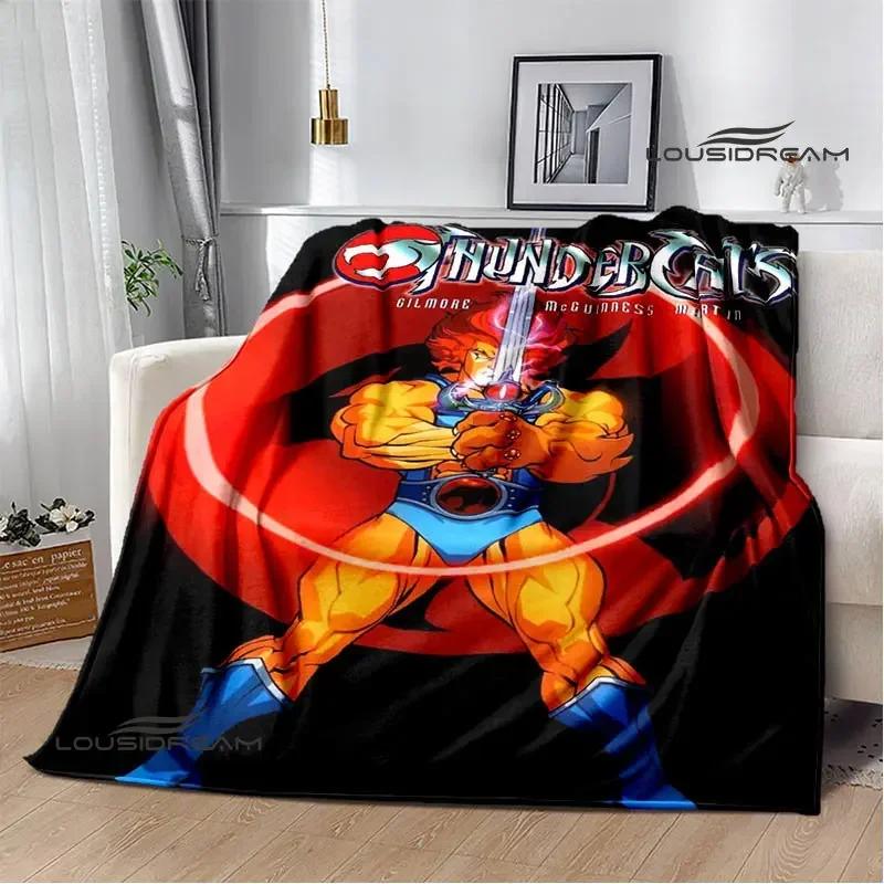 Thundercats Cartoon printed blanket Picnic blanket Warm Flannel blankets Home bed linings blankets for beds Birthday Gift