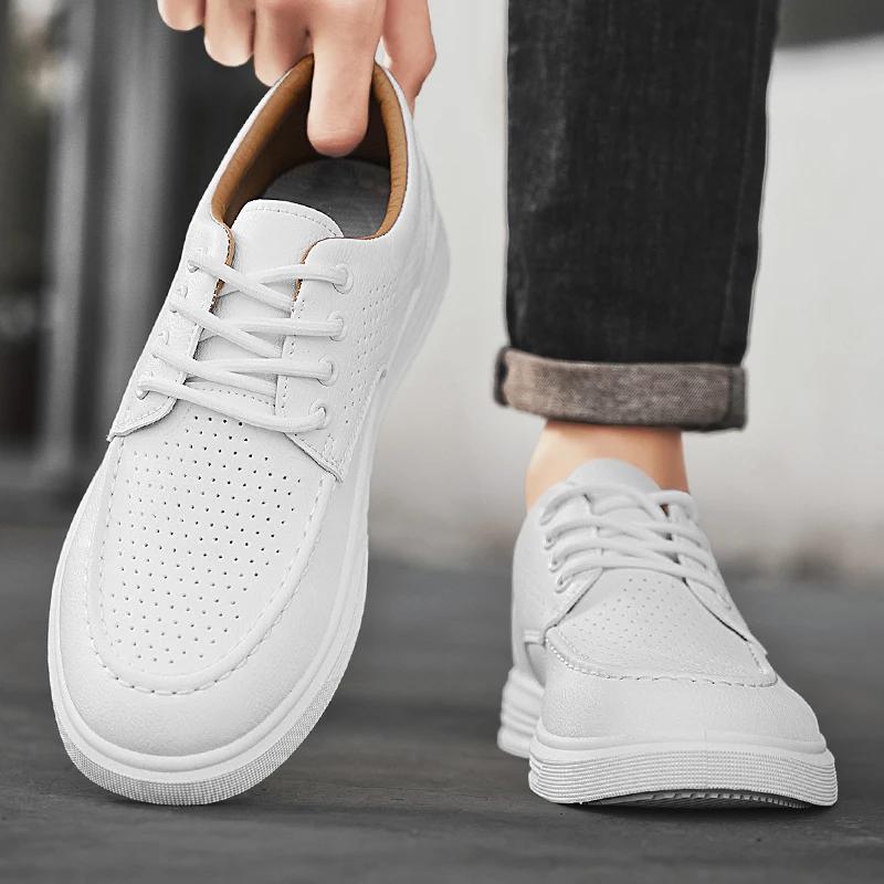 Fashion New Mens Casual Shoes British Style Fashion Breathable Formal Business Daily Urban Shoes for Male Dress Sneakers Plus Size 48