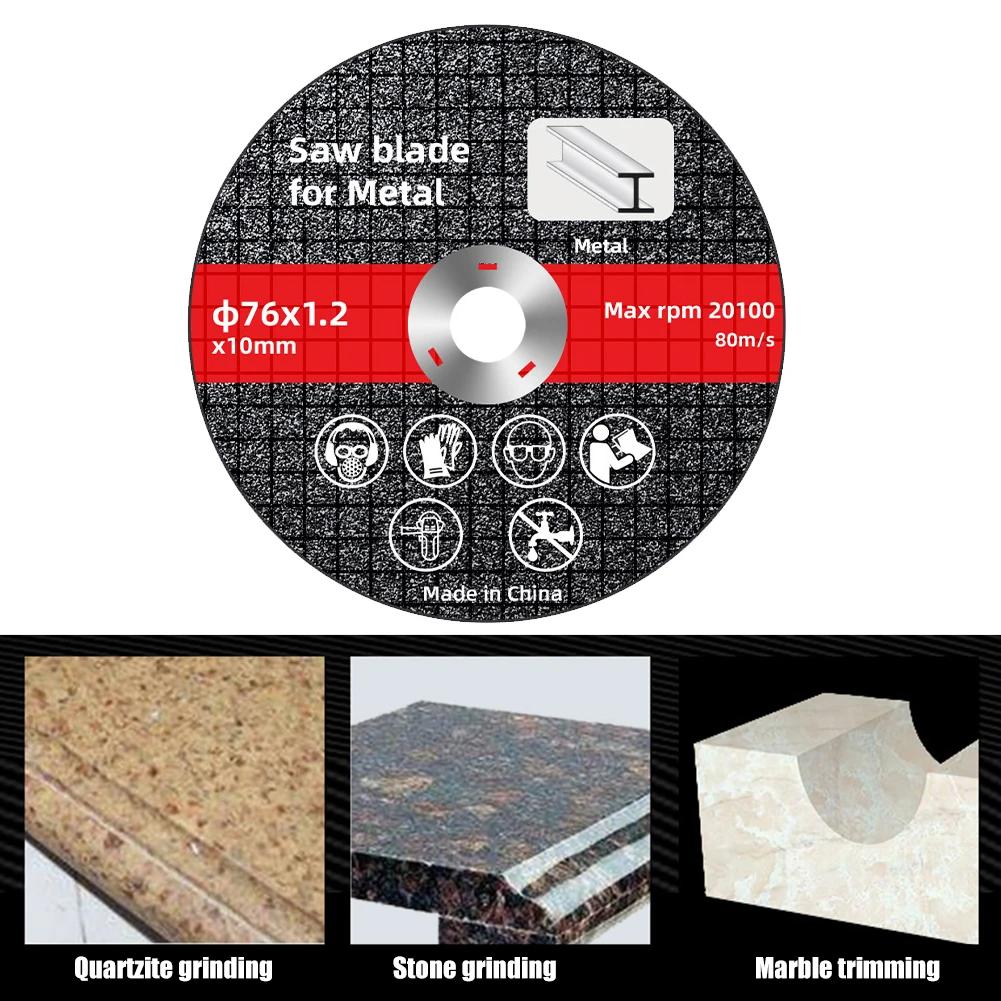 1-50PCS 76mm Metal Cutting Discs Sanding Grinding Wheels Blades Discs For Electric Angle Grinder Accessories Metal Cutter Tools