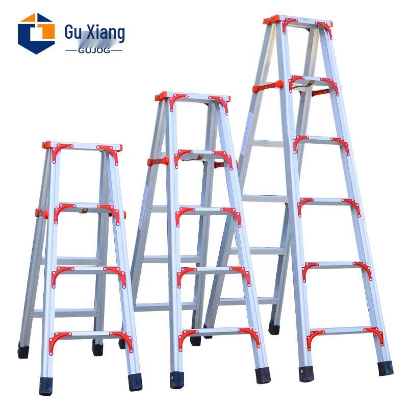 Heavy-Duty Folding Aluminum A-Frame Ladder