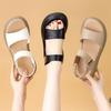 Römersandalen mit dicker Sohle Damen Sommer 2025 neu kleine Höhenerhöhung modisch vielseitig flachsohlig weichsohlig Strandschuhe