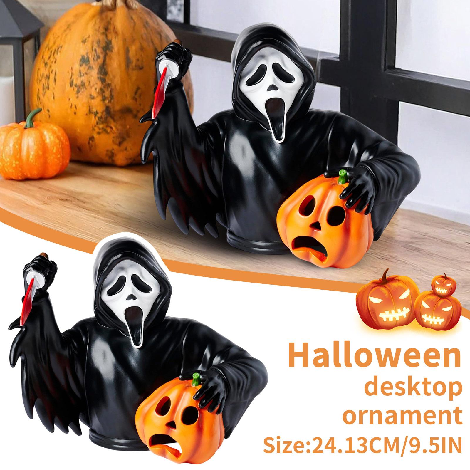 

Хэллоуин Реквизит Тыква Деревянная Коробка Украшение, Деревянные Поделки, Праздничные Подарки Для Друзей One Size