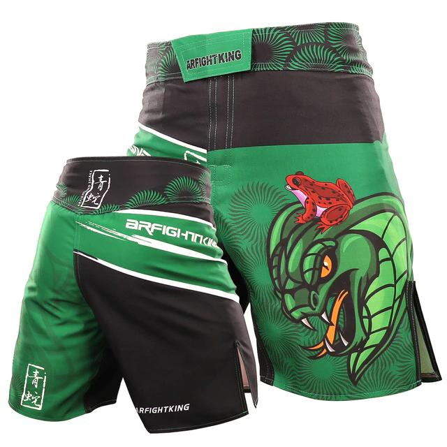 Shorts De Boxe Tailandês - Treino MMA, Muay Thai E Jiu-Jitsu Com Design Estiloso