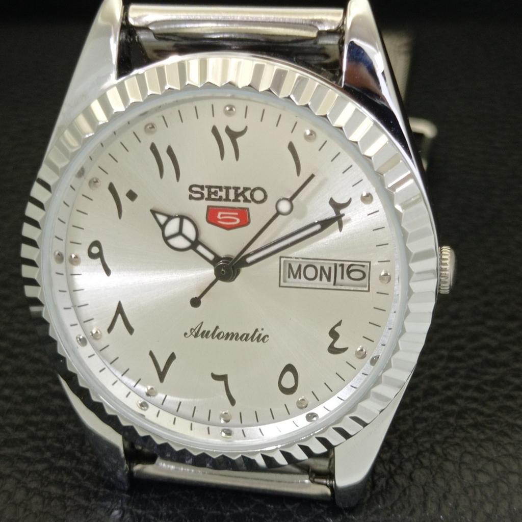REFURBISHED SEIKO 5 AUTOMATIC 6309A VINTAGE JAPAN MENS ARABIC WATCH A441435-5 Sk-a441435