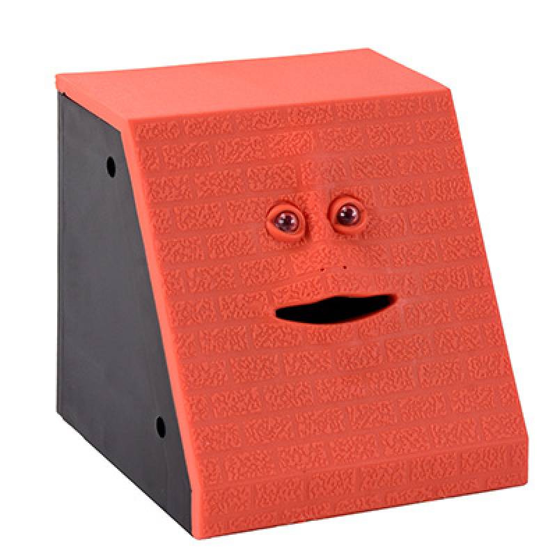 Face Piggy Bank Sensing Money Eating Monkey Mouth Can Move Gifts Childrens