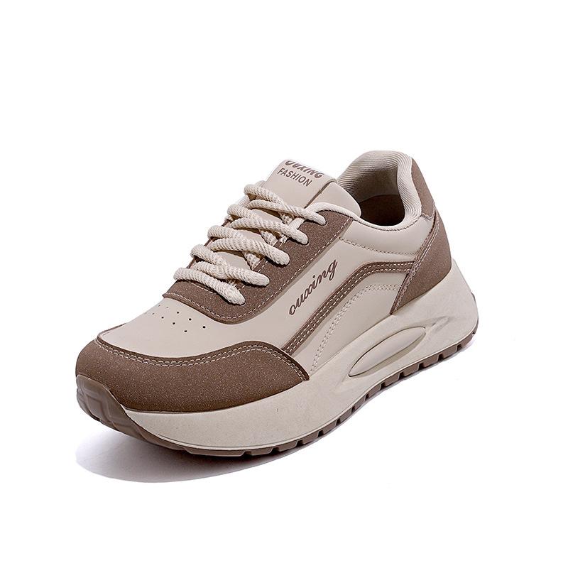 2025 spring little white shoes new Korean version ins female students platform heightening sports board shoes casual street shot G6809