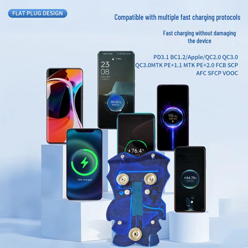 Magnetic Fast-Charging Phone Holder for Electric Vehicle Delivery Riders