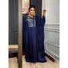 African Ethnic Style Jacquard Large Swing Robe Middle East Women's Clothing V-neck Batwing Sleeve 150.00kg Plus Size Dress Dress