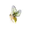 European-American Retro Dragonfly & Bee Rhinestone Brooch Pin