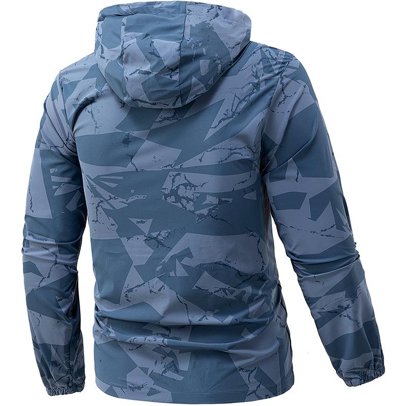 Summer New Sunscreen Clothes Men's Skin Clothes Breathable Hooded Jacket